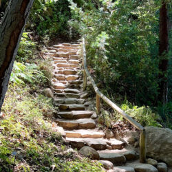 New steps to the river from the Manchester VT Town Green might look like this!