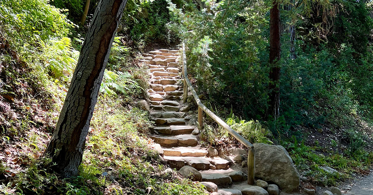 New steps to the river from the Manchester VT Town Green might look like this!